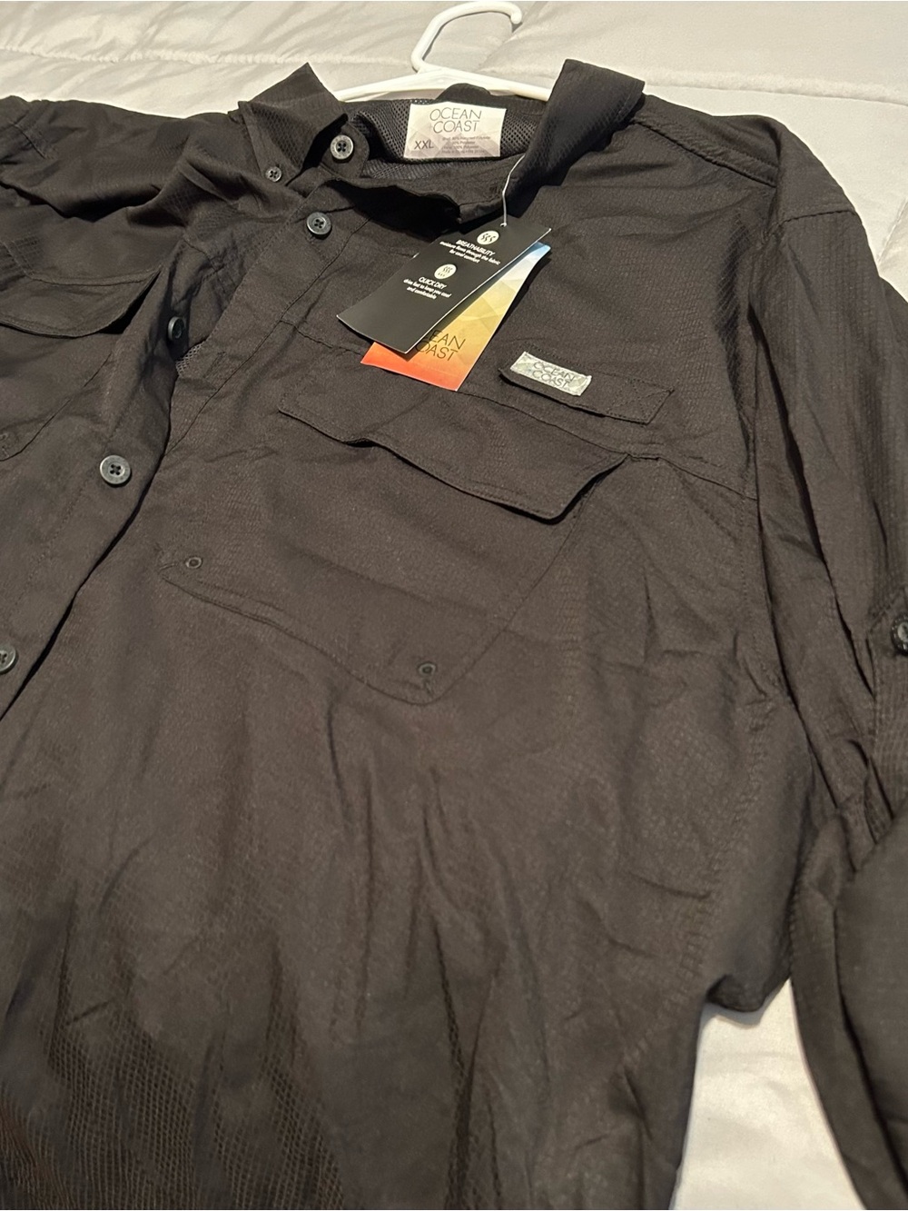 Ocean Coast Men’s Black Lightweight Shirt